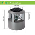 CE solar powered LED fence post light, LED solar garden fence post lights, solar pillar lights for gate fence lighting